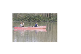 Using a broom as an oar