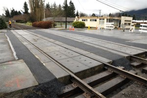 New RR crossing for North Bend’s Main Street