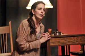 Denise Paulette portrays Zelda Fitzgerald in a performance at Snoqualmie’s Isadora’s