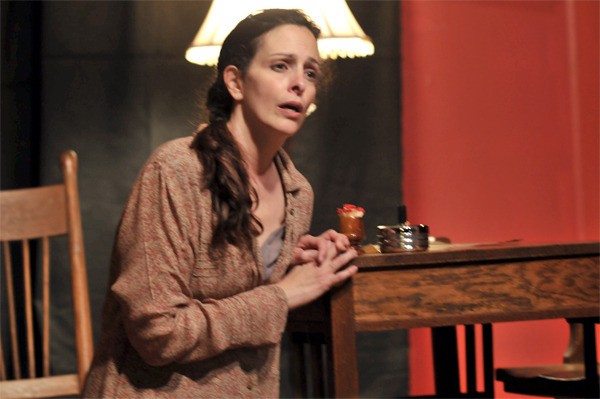 Denise Paulette portrays Zelda Fitzgerald in a performance at Snoqualmie’s Isadora’s