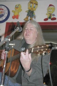 Strumming a rock song