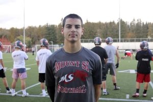 Evan Pappas/Staff Photo                                Max Bonda, captain of Mount Si varsity football.