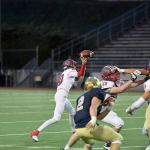Quarterback Cale Millen goes for a pass. (Courtesy of Calder Productions)