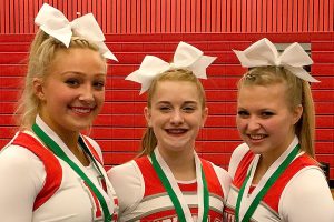 Mount Si hosts Washington All State Cheer competition last week, places three girls on top team