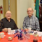 Some of the honorees at last Friday&rsquo;s Veterans Day breakfast were, from left: Russ Beighley, Air Force; Frank Mitter, Air Force; Herb Altmann, Army; and Al Rush, Navy.
