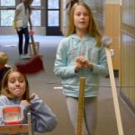 Hang time vs. distance: Twin Falls students fling beanbags for science