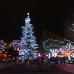 Snoqualmie&rsquo;s Railway Community Park, across from the historic depot, was lit up for the holidays on Saturday, Nov. 26.