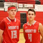 Mount Si Boys Basketball captains Gavin Gorrell and Brenden Botten. (Evan Pappas/Staff Photo)