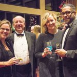 Guests at the Chamber Gala included North Bend business owners Cindy and Jim Walker, with Shelley and Timothy Williams of Sno-Falls Credit Union.