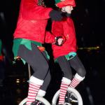 Snoqualmie Valley Unicycle Club riders put on a show.                                Mary Miller Photo