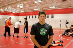 Mason Marenko, the captain of Mount Si Wrestling. (Evan Pappas/Staff Photo)