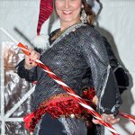 Jill Massengill dances in the holiday performance of Veils of the Nile at North Bend&rsquo;s tree lighting Dec. 3.                                Mary Miller Photo