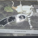 Evan Pappas/Staff Photo                                A preliminary design for the new North Bend City Hall by Lawhead Architects was on display during the city&rsquo;s Oct. 25 open house on city hall designs. Lawhead has been selected as the architect for the city hall project.