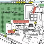 Student parking in January will be in the gravel lot at the south end of the Mount Si High School property, with entrances on Meadowbrook Way.                                Courtesy Image