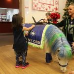 Tosha Young meets Wilson the 12th Pony. (Evan Pappas/Staff Photo)