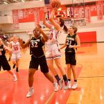 Hayden Frederick takes a shot during last Friday&rsquo;s game. (Courtesy of Calder Productions)