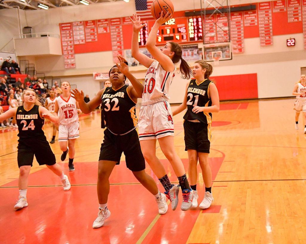 Hayden Frederick takes a shot during last Friday&rsquo;s game. (Courtesy of Calder Productions)