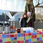 Trail Youth volunteers Kristen Zuray and Tonya Guinn pose for a photo before they begin their outreach work with Valley kids.                                Evan Pappas/Staff Photo