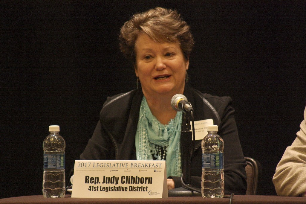 Eastside legislators talk taxes, tolls at chamber breakfast