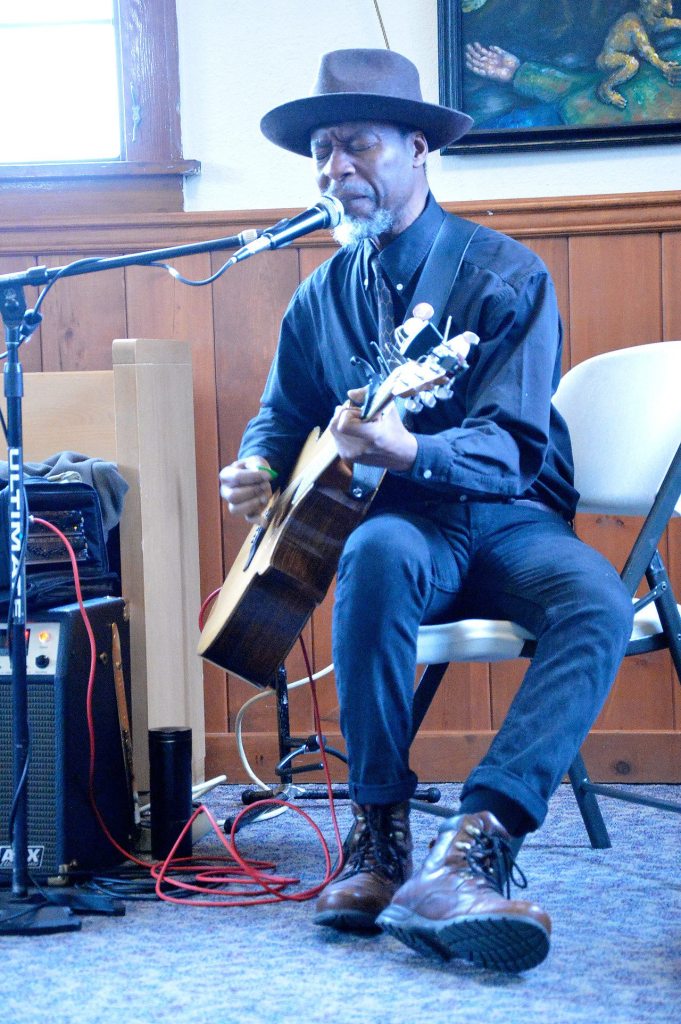 Musician Reggie Garrett performed for the event.                                Mary Miller Photo