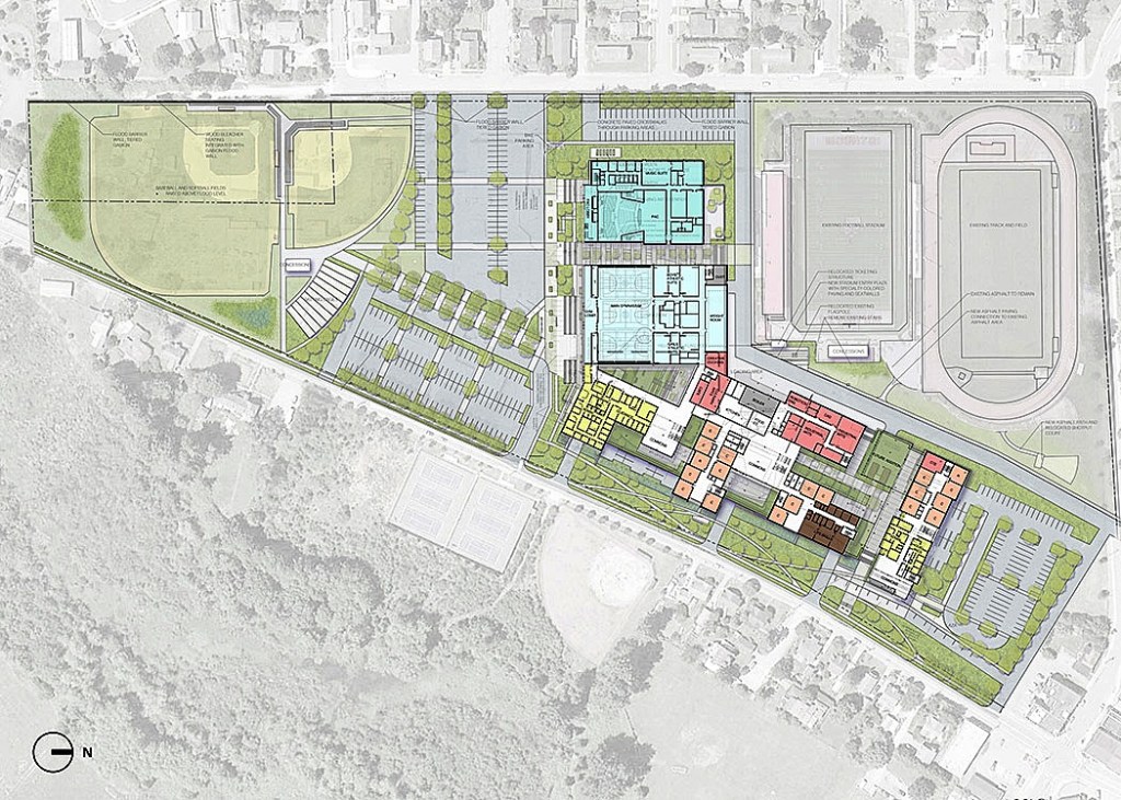 An overhead drawing of the Mount Si High School design. (Courtesy Photo)