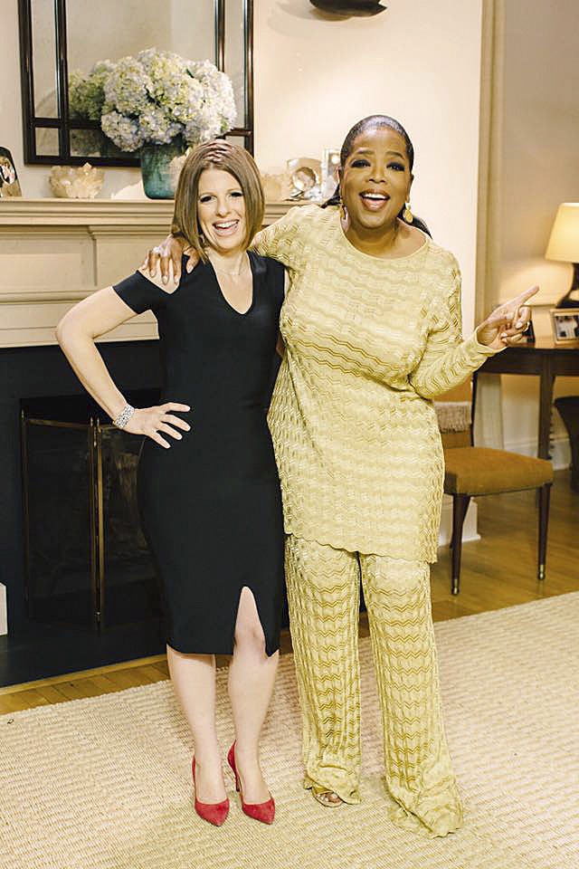 Jennifer Morin of Snoqualmie flew to Santa Barbara, Calif. in December, to shoot a commercial for Weight Watchers, and have dinner with Oprah Winfrey. (Courtesy Photo)