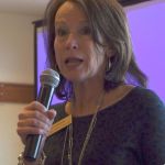 Carolyn Simpson, President of the Board of the Snoqualmie Valley Chamber of Commerce, spoke about the exciting changes coming to the Chamber at the Jan. 25 luncheon.                                Carol Ladwig/Staff Photo