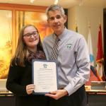 Mount Si High School student Peyton Smothers received a scholarship to travel to Chaclacayo, Peru in April. (Evan Pappas/Staff Photo)