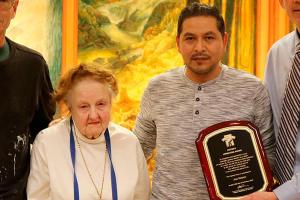 Snoqualmie man receives city’s life-saving award for river rescue; city welcomes new officers and Peruvian exchange students