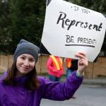 Madeline Hanify, 14, of North Bend, said that she was most concerned about health care in America.