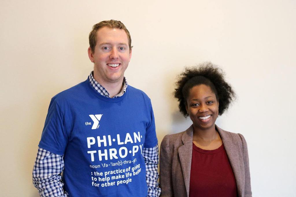 Snoqualmie Valley YMCA Executive Director Nate Smith is working with Nicole Guiberteaux, housing resource specialist for the YMCA of Greater Seattle, to bring the Host Homes program to the Valley. (Evan Pappas/Staff Photo)