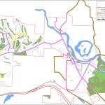 Courtesy of the city of Snoqualmie Snoqualmie&rsquo;s snow plow routes. The pink line covers the &ldquo;A&rdquo; priority roads, the yellow line covers the &ldquo;B&rdquo; priority roads, and the grey lines cover the &ldquo;C&rdquo; priority roads.