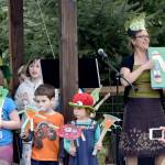 Students from Eagle Rock School performed &ldquo;The Vegetable Song,&rdquo; Saturday at Depot Park.                                Carol Ladwig/Staff Photo