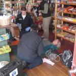 On March 23, Overlake Hospital filmed a re-enactment of an emergency medical response to Cascade Golf Course in North Bend where Mariella Whitney had a double aneurysm. Whitney returned to Cascade Golf Course to star as herself in the video last month. (Courtesy Photo)