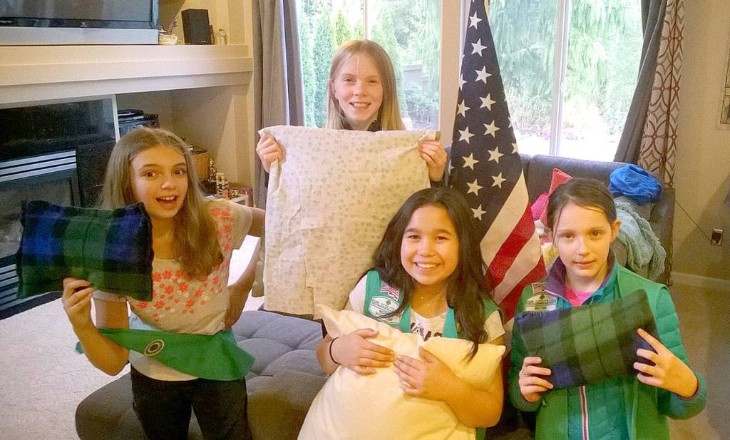 Scouts help homeless, earn junior bronze awards