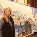 North Bend artist creates mural for Opstad Elementary