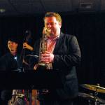 Alexey Nikolaev solos in the 2015 Jazz Walk. This year&rsquo;s he&rsquo;s back, with two Student Supergroups: the Max Cannella Trio and the George Fremont Trio.                                File Photo