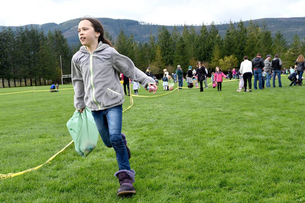It&rsquo;s all about speed at the Snoqualmie egg hunt.
