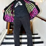 It&rsquo;s not all about wearing black, as Craig Ewing clearly demonstrated with his Jazz Walk ensemble.                                Mary Miller Photo