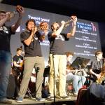 Mount Si High School&rsquo;s Jazz Band I students jam on stage at the North Bend Theater, host to the annual High School Jazz Showcase.                                Mary Miller Photo