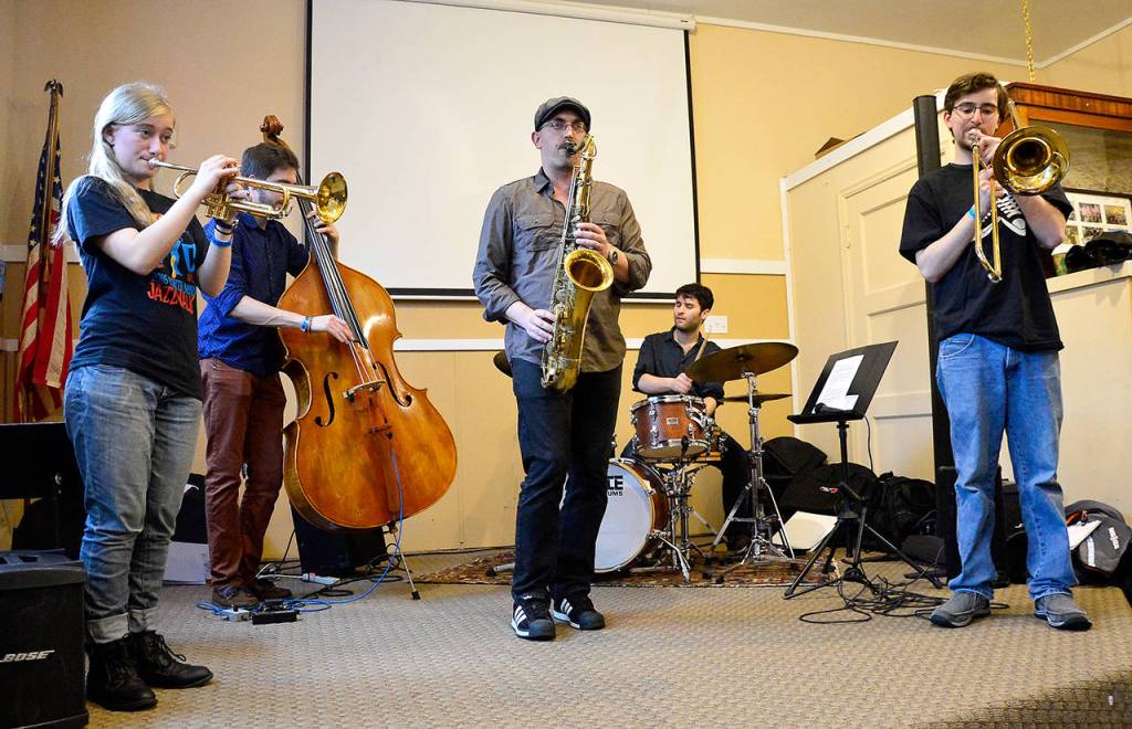 Big night of jazz descends, with rain, on North Bend Saturday