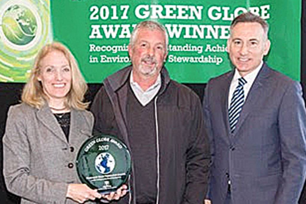County awards Green Globe to SVPA, McClelland, for environmental work