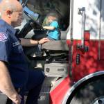 Courtesy Photo                                Children can explore the ladder trucks and other emergency vehicles Friday morning during the Snoqualmie Valley Indoor Playground&rsquo;s annual Safety Fair.