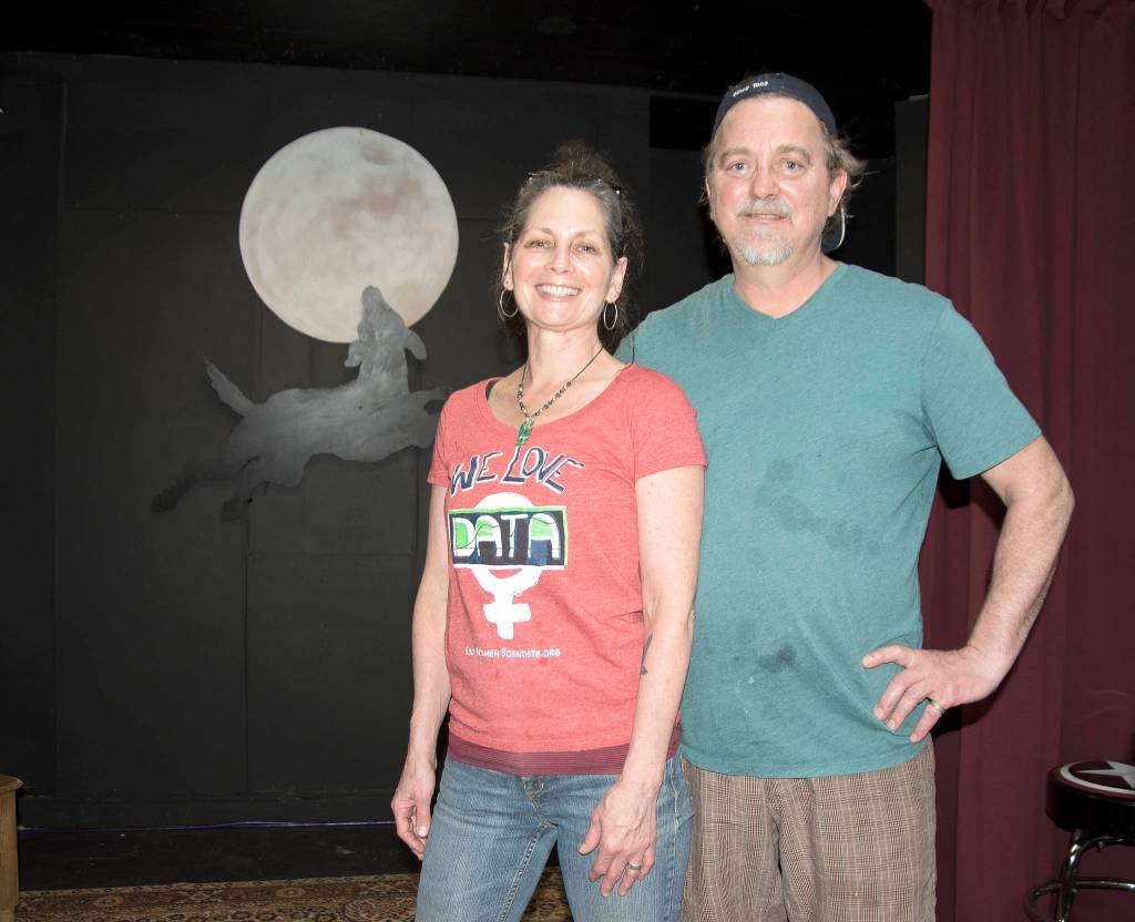 Black Dog Cafe co-owners Christie Coffing and Greg Ballmer thank everyone who voted for Black Dog Cafe to win best live music venue. (Courtesy Photo)