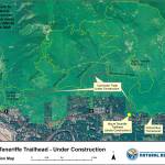 This DNR map shows the location of several projects due to be complete July 1, which should ease traffic congestion for residents of the Mount Si Road, as well as the area&rsquo;s recreational users. (Courtesy Image)