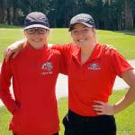 Mount Si golfers Tori Berger (left) and Kat Hodgson (right) both qualified for the state tournament in post-season play last week.                                Courtesy Photo