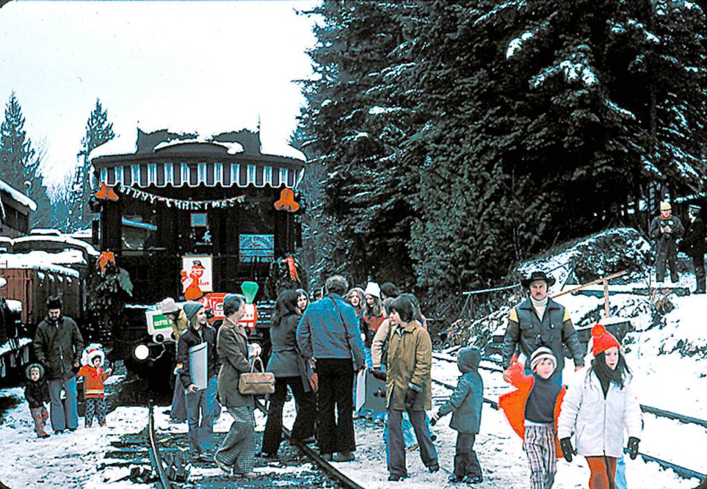Train passengers experienced an old fashioned winter&rsquo;s day in this snowy photo, courtesy of the Northwest Railway Museum.