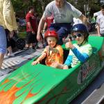 Racers give a thumbs-up Saturday during the annual Challenge Race event on Snoqualmie Ridge, sponsored by Life Enrichment Options and Snoqualmie Valley Rotary.                                (Courtesy Photo)