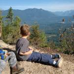 Gary Fancher&rsquo;s sons admire the view and create a winning image in the People category, tied at second place.