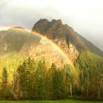 Double rainbow by Rosie Lockie